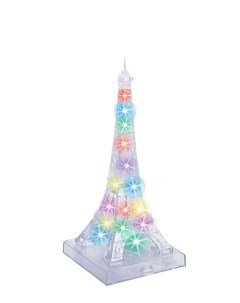 Кристаллический 3D пазл Эйфелева башня 80 деталей свет C783411 Kari land