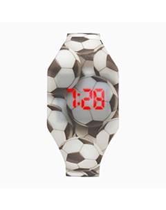 Часы наручные электронные детские Футбольные ремешок l 23 5 см Nobrand