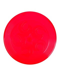 Летающая тарелка 23x23x2 7 см цвет красный мел в подарок Технок