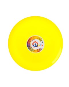 Летающая тарелка 24x24x2 5 см цвет жёлтый мел в подарок Технок