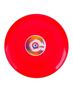 Летающая тарелка 24x24x2 5 см цвет красный мел в подарок Технок