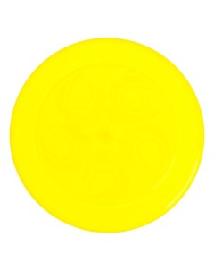 Летающая тарелка 23x23x2 7 см цвет жёлтый мел в подарок Технок