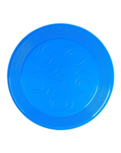 Летающая тарелка 23x23x2 7 см цвет голубой мел в подарок Технок