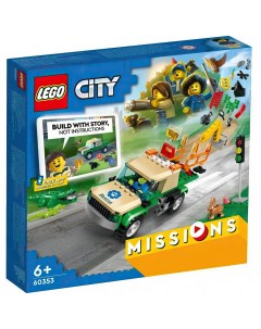 Конструктор 60353 Миссии по спасению диких животных Lego