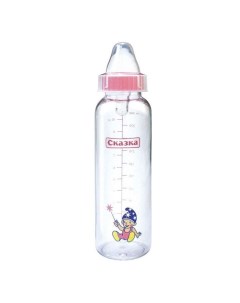 Бутылочка детская Гном классическая силиконовая соска 325 мл Сказка