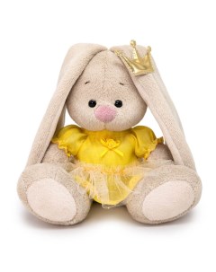 Мягкая игрушка Зайка Ми Принцесса золотой звездочки 15 см Budi basa