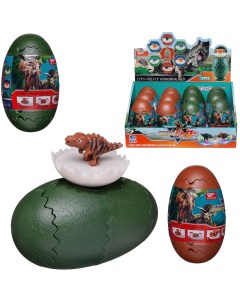 Игрушка волчок Junfa Динозаврик в яйце с пуск мех и свет эффектами 1 шт в ассорт Junfa toys
