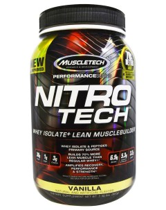 Протеин Nitro Tech Performance Series 907 г vanilla Muscletech