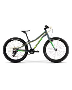 Велосипед Matts J 24 plus Eco 2022 11 5 mattcoolgrey greenyellow Merida