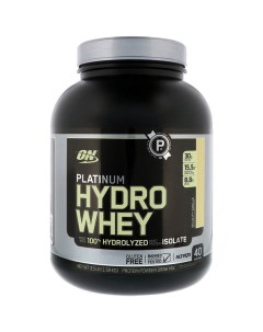 Протеин Platinum HydroWhey 1590 г velocity vanilla Optimum nutrition