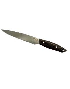 Нож Овощной цельнометаллический 95Х18 венге Мастерская сковородихина