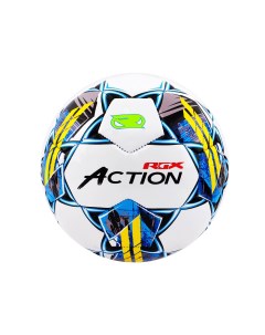 Мяч футбольный fb 1724 White blue green Sz5 Rgx