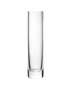 Ваза для цветов Цилиндр стеклянная 8 см прозрачная Неман