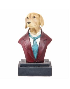 Статуэтка бюст Собака в бордовом пиджаке Royal gifts
