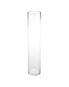 Ваза для цветов Цилиндр стеклянная 15 см прозрачная Неман