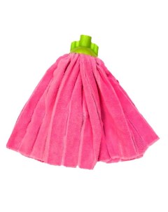 Насадка для швабры Групп Умничка юбка для мытья пола из микрофибры цвет розовы Мультипласт