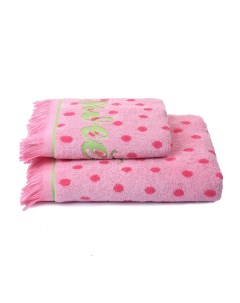 Полотенце Sweet strawberry ПЦ 2602 3952 50 х 90 см махровое розовое Cleanelly