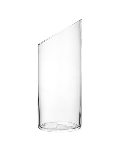 Ваза для цветов Цилиндр стеклянная 14 см прозрачная Неман