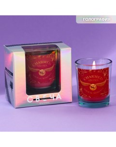 Новогодняя свеча в стакане Charmed aroma ваниль высота 6 см Зимнее волшебство