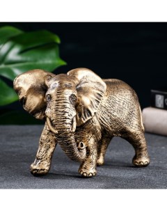Фигура Слон африканский бронза 18х9х13см Хорошие сувениры