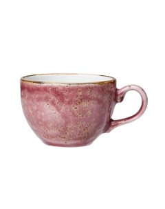 Чашка чайная Крафт распберри 0 225 л 9 см розовый фарфор 12100189 Steelite