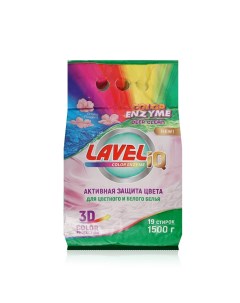 Стиральный порошок iq Color Enzyme 1 5 кг Lavel
