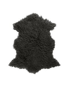 Коврик Charcoal 90 см овчина темно серый Henan prosper