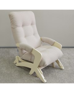 Кресло качалка Твист с подножкой мятниковый механизм Glider