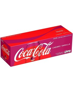 Газированный напиток Cherry Vanilla 12 шт по 355 мл США Coca-cola