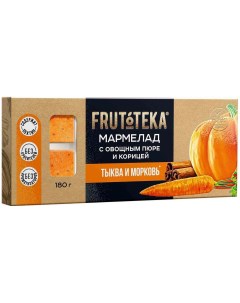 Мармелад Frutoteka с тыквой и морковью 180 г Нева кф