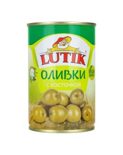 Оливки с косточкой 280 г Lutik
