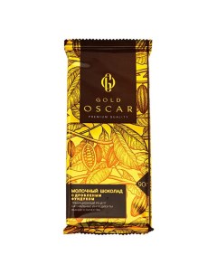 Шоколад Gold Oscar молочный с дробленым фундуком 90 г Верность качеству