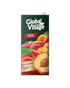 Напиток сокосодержащий персик яблоко абрикос с 3 лет 950 мл Global village