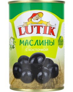 Маслины с косточкой 280 г Lutik