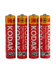 Батарейка Extra Heavy Duty R03 4s солевая Kodak