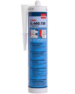 COSMO Cosmofen SL 660 150 монтажный клеевой герметик белый 305г Nobrand