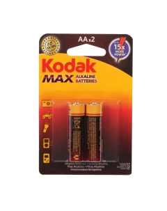 Батарейки Max Alkaline LR6 2BL AА 2 шт Kodak