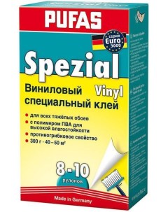 N052 Vinyl Spezial Euro 3000 клей обойный специальный виниловый 300г Pufas