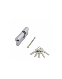 Цилиндр стальной ЦМ 70 30 40 5К перфорированный ключ ключ СP хром Marlok