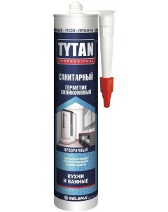 TYTAN герметик силиконовый санитарный бесцветный 280мл Tytan professional