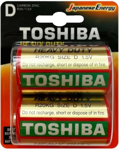 Батарейка r20kgbp2tgtess Toshiba