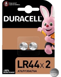 Батарейка LR44 2BL 2 шт в уп ке Duracell