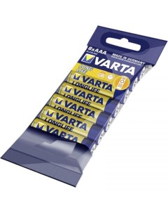 Батарейка LONGLIFE AAA LR03 пленка 8 Varta