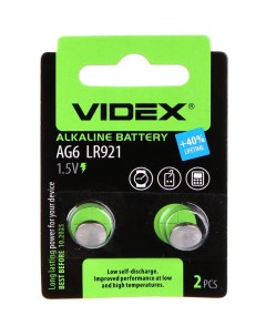 Батарейка LR921 AG6 2BL 2 штуки Videx