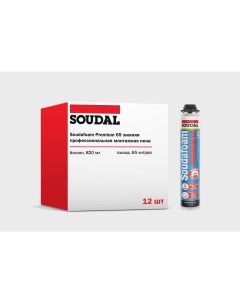 Зимняя монтажная пена Soudafoam Premium 65 профессиональная 820мл набор 6 штук Soudal