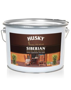 Масло для дерева Siberian Бесцветный 9 л Husky