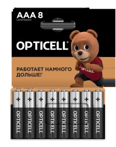Батарейки AAA 8 шт Opticell