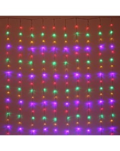 Гирлянда занавес на окно ВОДОПАД 3х2 5 м 360 разноцветных LED IP20 Серпантин