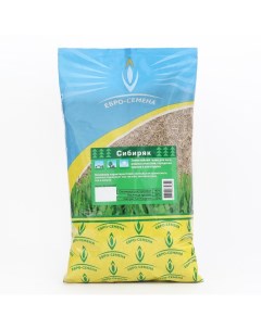 Семена Газонная травосмесь Сибиряк 1 кг Евросемена