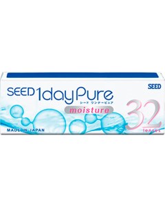 Контактные линзы 1 day Pure moisture 32 линзы R 8 8 SPH 2 00 Seed